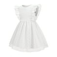 thumbnail image 3 of Baby Girls Tulle Dress Toddler Kids Sleeveless Casual Party Dresses 18M-6T, 3 of 8