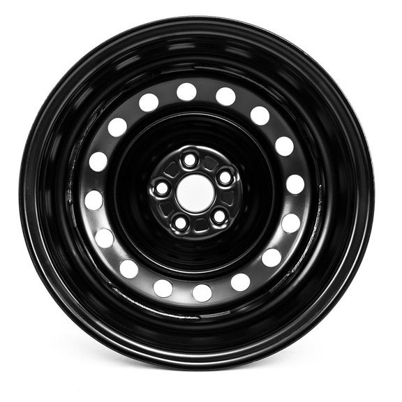 16x6.5 inch Rim for 2009-2019 Toyota Corolla Matrix Steel Black 5x100mm 5-Lug Wheel