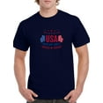 thumbnail image 1 of Usa July 4Th T-Shirt Men -Image by Shutterstock, Male Large, 1 of 4
