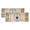 Brown, variant on Vintage Bees Crowns Valances for Windows, Rustic Leaves Rings Brown Gradient Light Filtering Kitchen Curtains, Rod Pocket Window Valance Curtains for Living Room Bedroom, 42" W x 12" L, 2 Panels