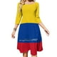 thumbnail image 1 of Vestido acampanado con nudo de corazón de Colombia Diseño de moda Vestido suelto de talla grande Colombia República de Colombia Bogotá República De, 1 of 6