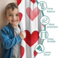 thumbnail image 3 of Blackout Kids Curtains,Valentine's Day Heart Pattern Childrens Insulated Curtains Set Of 2,Bedroom Essentials,Toddler Room Decor 52x63in(132x160cm), 3 of 4