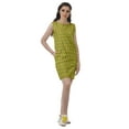 thumbnail image 2 of Moomaya Sleeveless  Shift Dress Back Slit Scoop Neck Plus Size Summer Dresses, 2 of 4