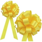 Large Yellow Ribbon Pull Bows - 9 Wide, Set of 6, Fall, Christmas, Gift  Bows, Easter, Support Our Troops Ribbons 