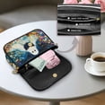 thumbnail image 4 of ZUXONGSY Ghost Book Floral Galaxy Print Shoulder Handbag for Women Lightweight Crossbody Bag Fashion Satchel with Adjustable Wide Strap for Dating Workout, 4 of 7