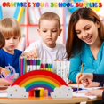 thumbnail image 3 of Portalápices YONGSHENG Organizador de escritorio Rainbow Supply Caddy, 3 of 5