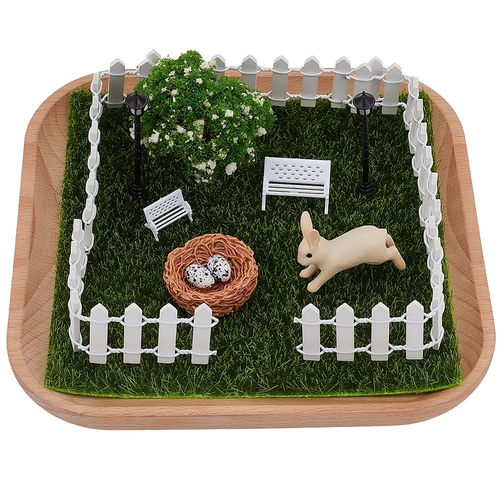 Resin Display Decorations Moss Micro Landscape Garden Decorations Mixed Shapes 12~150x8~150x6~30.5mm