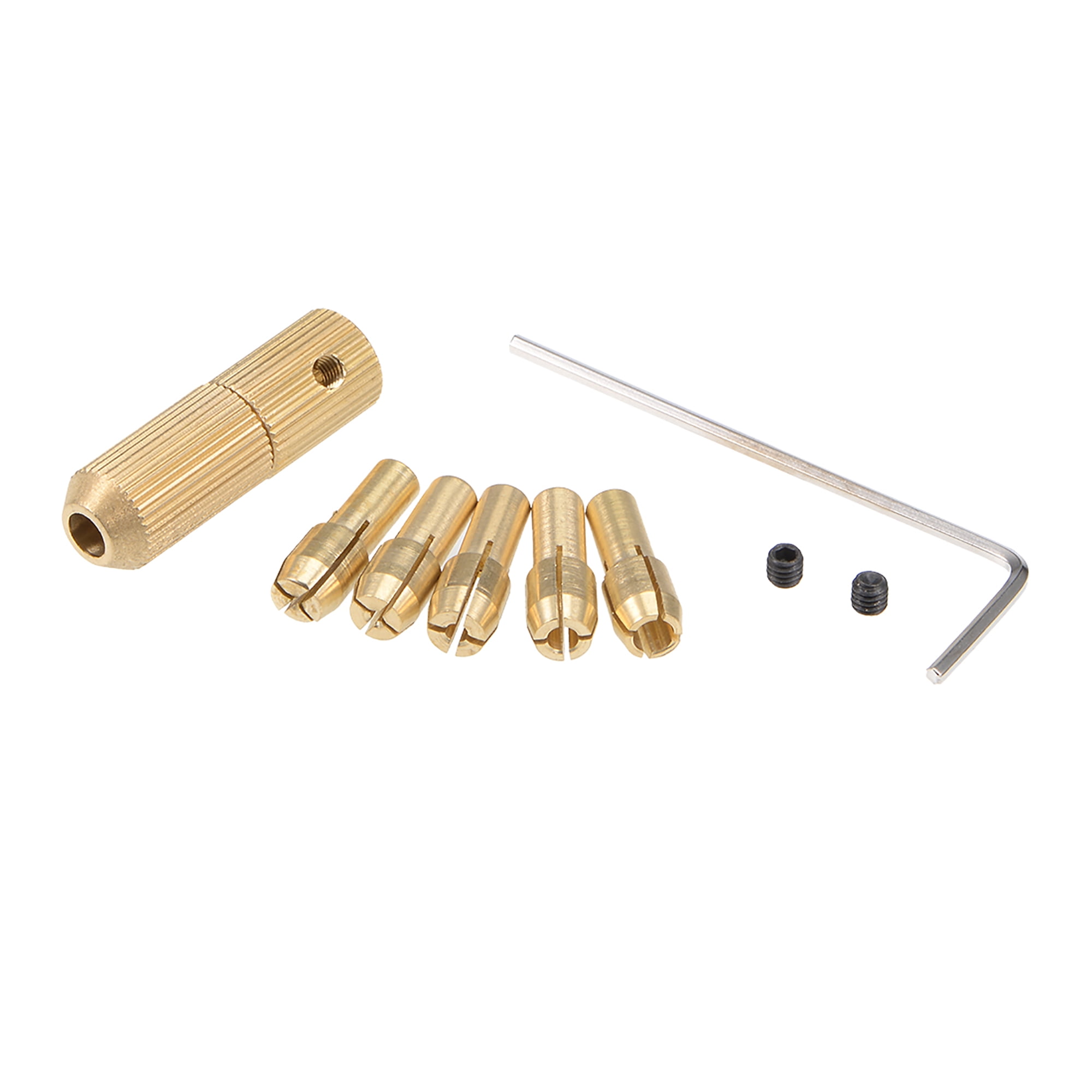 Brass Drill Chuck Collet Set 0 5mm 3mm For Dremel Rotary Tool Walmart Com Walmart Com