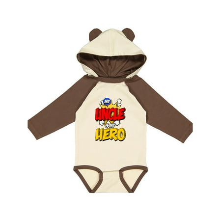

Inktastic Hero Uncle Gift Baby Boy or Baby Girl Long Sleeve Bodysuit