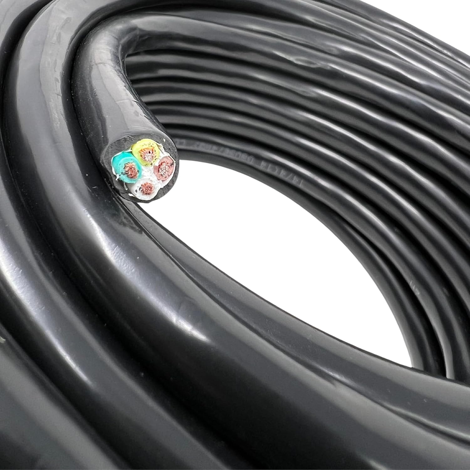 14 Gauge 4 Way Conductor Wire RV Trailer Cable Cord 100% Copper Insulated 100FT