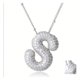 thumbnail image 5 of Collar Cadena Dije Alphabet Charms Con Letra S Para Mujer, 5 of 5
