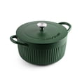 thumbnail image 2 of Tramontina Mesa 5.5 Qt Enameled Cast Iron Dutch with Lid - Green, 2 of 12