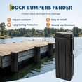 thumbnail image 4 of Marine Dock Bumper - PVC Dock Fender for Edge and Side Protection with UV Resistant Impact Absorbing Construction, 4 of 8