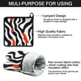 thumbnail image 7 of Red and Black Modern Art Geometric Kitchen Oven Mitt and Pot Holder Sets 4 Pcs for Baking, Cooking and Grilling, Heat Resistant Up To 392 °F, 7 of 7