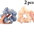 thumbnail image 2 of Women Hair Scrunchie Fashion 2PCS Elastic Solid Color Bobble Scrunchy Hair Ropes, 2 of 10