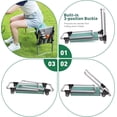 thumbnail image 5 of TRY & DO Garden Kneeler and Seat  Garden Workseat, Smart Folding Gardening  EVA Foam Kneeling Pad Detachable Dual Tool Pouch 2 in 1 Portable Gardening Stools for Back Yard Outdoor Fishing, 5 of 8