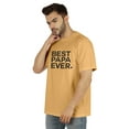 thumbnail image 4 of Inkmeso Men's Graphic Printed Best Papa Ever. Tshirt Crew Neck Tee For Father's Day Gift Shirt, 4 of 7