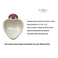 thumbnail image 4 of Choco Nose Patented Removable Heart Shaped Food Bowl for Dogs/Puppies/Rabbits/Cats/Guinea Pigs/Chinchillas/Birds -Water Dish for Small Pets or Animals - for Wire Cages or Crates 8 oz, Pink (C607), 4 of 5
