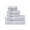 White, variant on Gracie Mills Emrys 100% Egyptian Cotton 6-Piece Towel Set - GRACE-12490