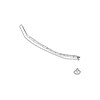 Genuine OE Mazda Front Weather-Strip - GP9A-56-77XA