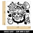 thumbnail image 2 of Alice's Adventures in Wonderland Self-Inking Rubber Stamp Ink Stamper - Fuchsia Ink - Small 1 Inch, 2 of 7