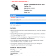 thumbnail image 2 of Starter - Compatible with 2019 - 2024 Cadillac XT4 2020 2021 2022 2023, 2 of 2