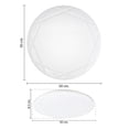 thumbnail image 4 of Lámpara Luz LED Galerias El Triunfo Para Techo Redonda Diseño Rayas Hexagonales 36W, 4 of 4