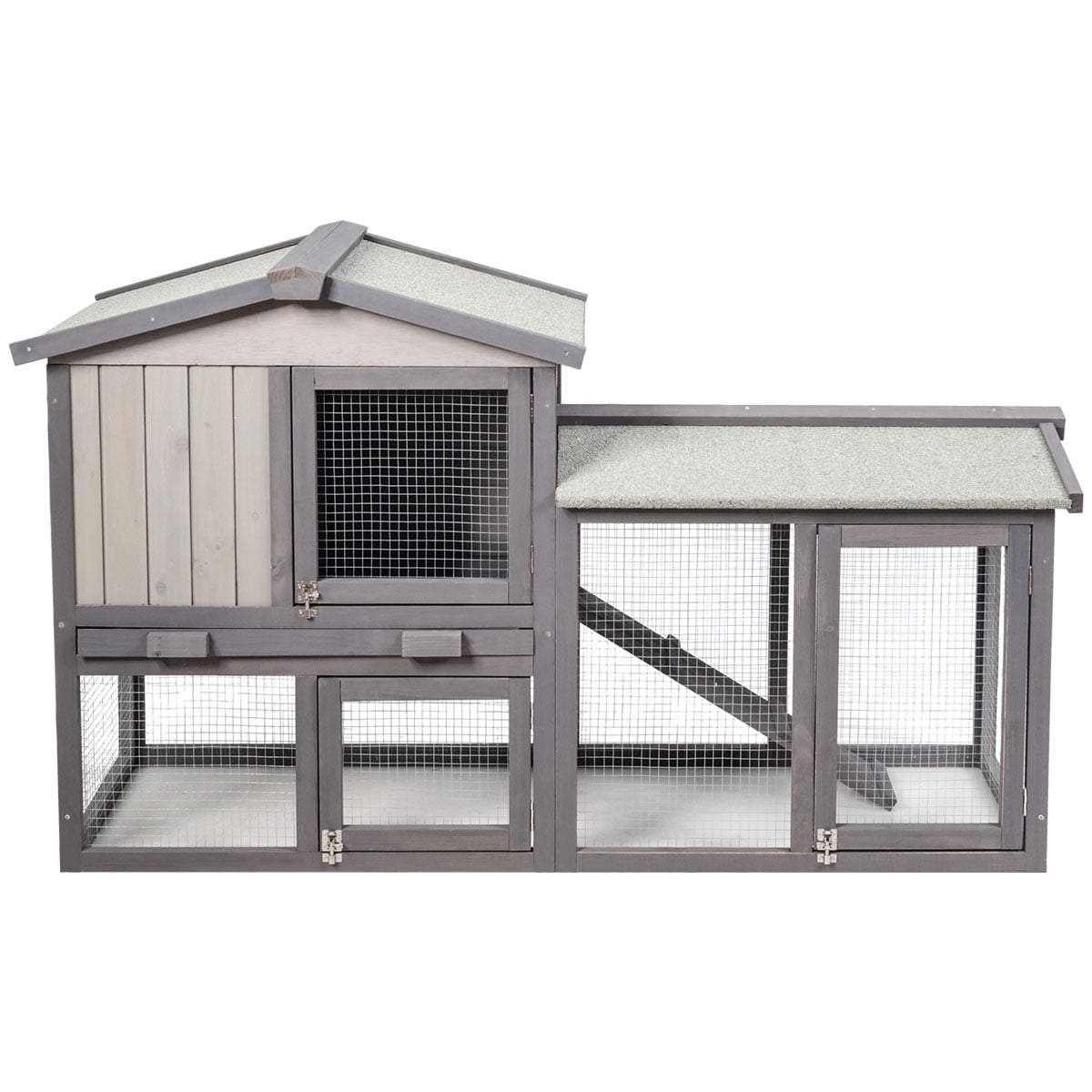 Small Animal Cages, Hutches & Enclosures cage 2 Tier Wooden Rabbit