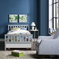 thumbnail image 7 of Topcobe Twin Size Wooden Captain' s Platform Bed with Trundle for Bedroom Dorm, Gray, 7 of 7