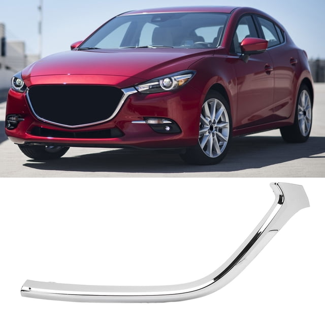 Grille avant Chromée Extérieure Bordure Inférieure Bande Décorative Haute Résistance pour 3 Sport 2017-2018