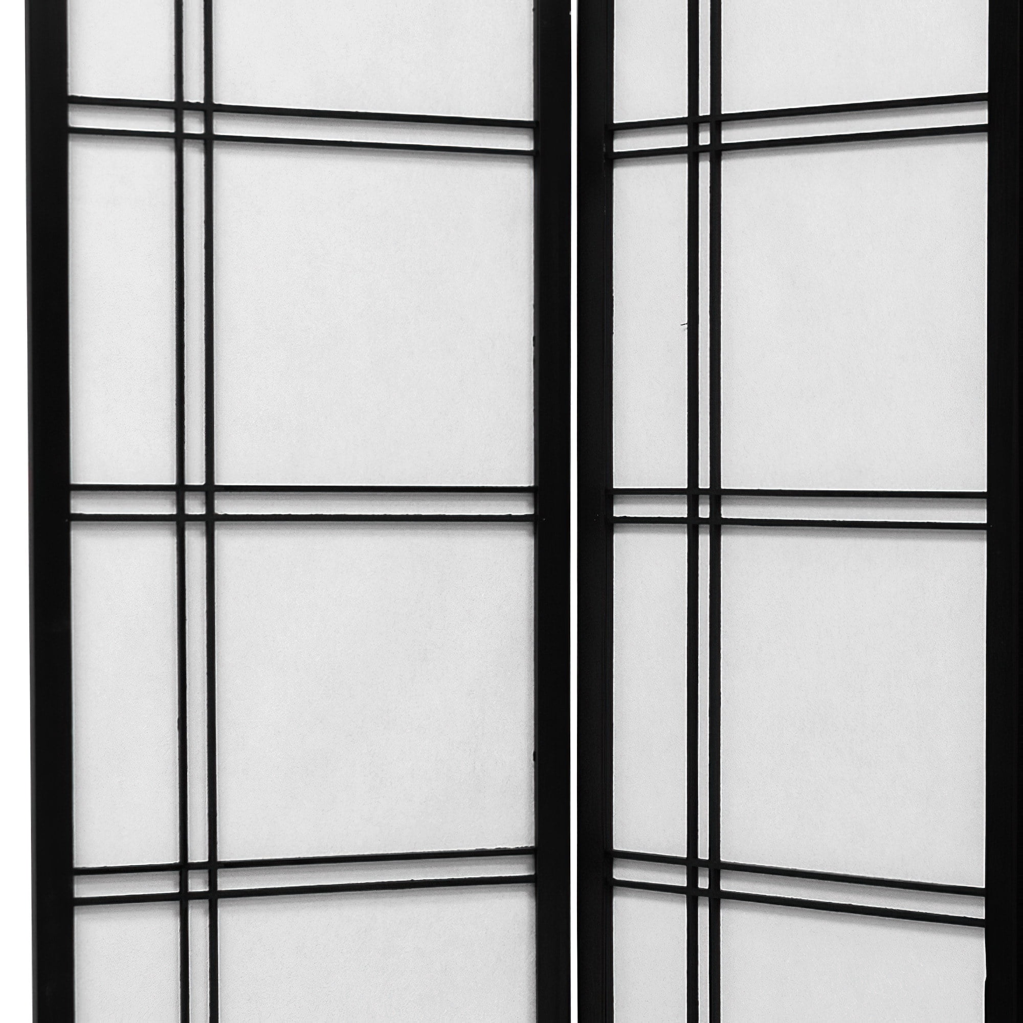 Oriental Möbel Shoji Raumteiler – 6 Ft (ca. 176 Cm) Hoch, 3 Elemente, Doppelkreuz-Design, Honigfarbe
