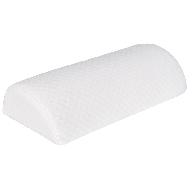 1 cojín para reposapiernas, rodillas y espalda, semicircular, para cama de casa.