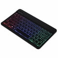 thumbnail image 1 of Teclado bt inalmbrico de 10 pulgadas teclado recargable bt bt compate compate efecto de luz mixto, 1 of 7