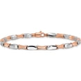 thumbnail image 3 of 14K Two-Tone Polished 7.5In Bracelet (Width 3.4) (Length 7.5) - Jbsp, 3 of 5