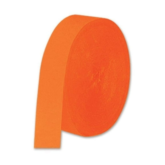 Beistle Orange Festive Crepe Streamer (Case of 12)