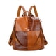 thumbnail image 1 of Mochila Para Mujer Dama Diseño De Costura Antirrobo Impermeable Marron, 1 of 5