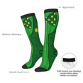 thumbnail image 4 of Yiaed St Patrick's day Print Great elasticity Adult Stockings Sports socks for Men and Women, 4 of 6