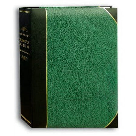 HUNTER-GREEN LEDGER 5x7 200 Pocket Le Memo Album by Pioneer - 5x7