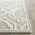thumbnail image 3 of SAFAVIEH Cambridge Jessika Geometric Wool Runner Rug, Gray/Ivory, 2'6" x 8', 3 of 7