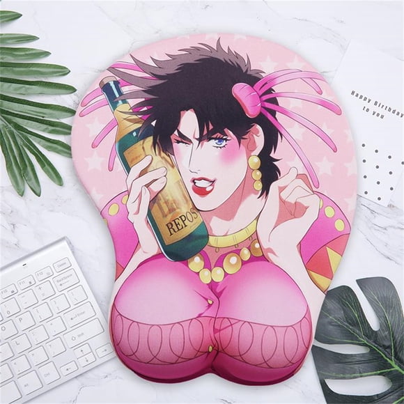 Anime Wrist Support Mouse Pad Anti-Slip Nondeforming Mousepad Computer Laptop Accessories