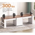thumbnail image 5 of 90.5" Two Person Office Desk, Long Computer Desk with 2 Drawers and Open Storage, 5 of 8