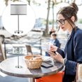 thumbnail image 1 of STRANDCHIC 1Pcs Support de Table Carré en Acier Inoxydable pour Usage Professionnel, 1 of 8