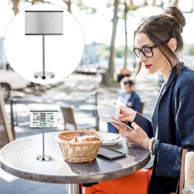 STRANDCHIC 1Pcs Support de Table Carré en Acier Inoxydable pour Usage Professionnel