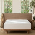 thumbnail image 4 of MooMee 100% Washed Cotton King Fitted Sheet Only Linen Like Textured Extra-Deep Pocket Breathable Soft 1-Piece(Off White, 78"x80"), 4 of 6