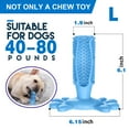 thumbnail image 5 of Bystar Dog Chew Toy Dog Tootbrush for Aggressive Chewers Durable Dog Toys Natural Rubber Interactive Tough Dog Chew Toy Teeth Cleaning for Medium Large Dogs, 5 of 5