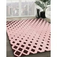 thumbnail image 2 of Ahgly Company Indoor Rectangle Patterned Pink Bubble Gum Pink Area Rugs, 7' x 10', 2 of 6