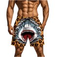 thumbnail image 2 of Kakii Men's Novelty Beach Shorts Quick Dry Swimwear Sports Running Swim Board Shorts, 2 of 8