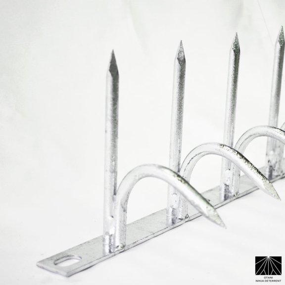 Ninja Deterrent™ | Fence Spikes Wall Spikes Anti Climb Home Security Guard|Classic Shinobi Gaeshi H130 Single 0.5m Galvanized |Bird Spikes