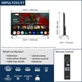 thumbnail image 5 of Philips 60” Class 4K Ultra HD (2160p) Google Smart LED TV (60PUL7555/F7), 5 of 24