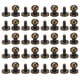thumbnail image 3 of Latón Remaches, 20 sets Monje Cabeza Accesorios de Hardware, Fácil Usar para Cinturones, Monederos, Equipaje, Artesanía Proyectos, 3 of 7